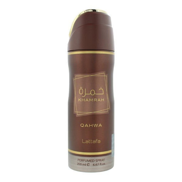 Lattafa Khamrah Qahwa perfumed body spray 200ml, UK version