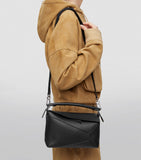 LOEWE Small Leather Puzzle Edge Top-Handle Bag (British brand)