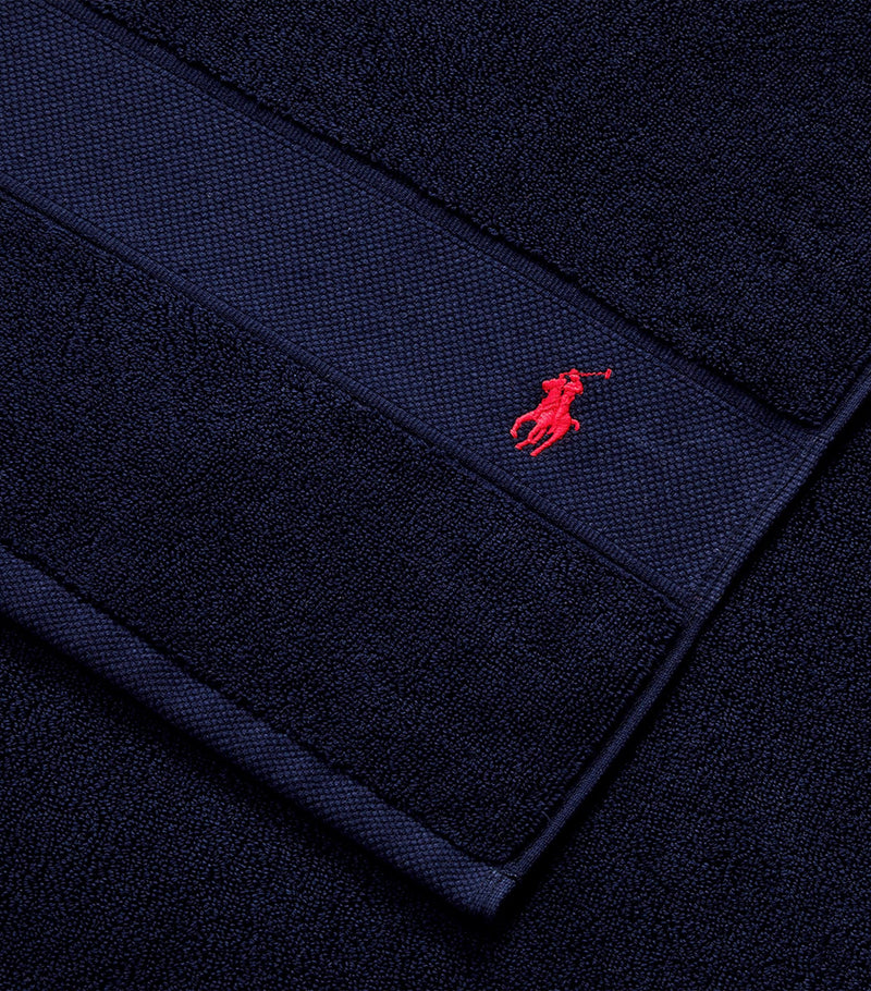 Ralph Lauren Polo Player guest towel 40cm x 75cm, imported from the UK