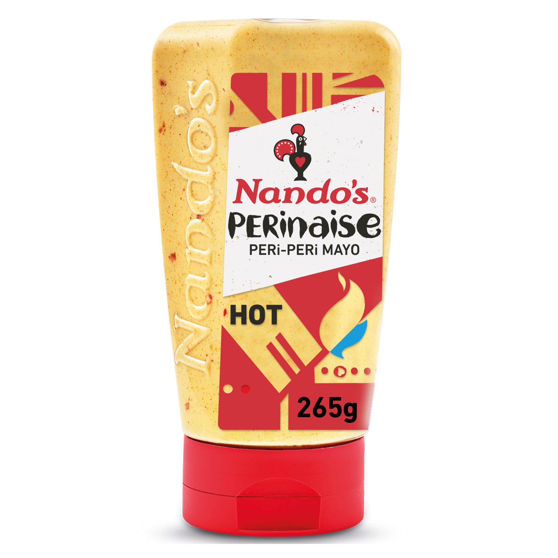 Nando's Hot Perinaise Peri-Peri Mayonnaise 265g Salad cream & mayonnaise Sainsburys   