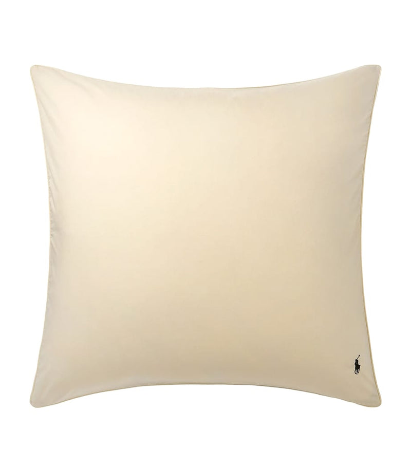 Ralph Lauren Home Cotton Player Square Pillowcase 65cm x 65cm, imported from the UK