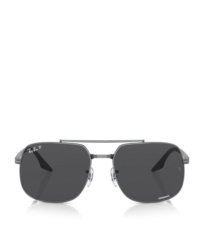 Harrods Ray-Ban Polarized+ Lenses Square Sunglasses- Buy online at McGrocer