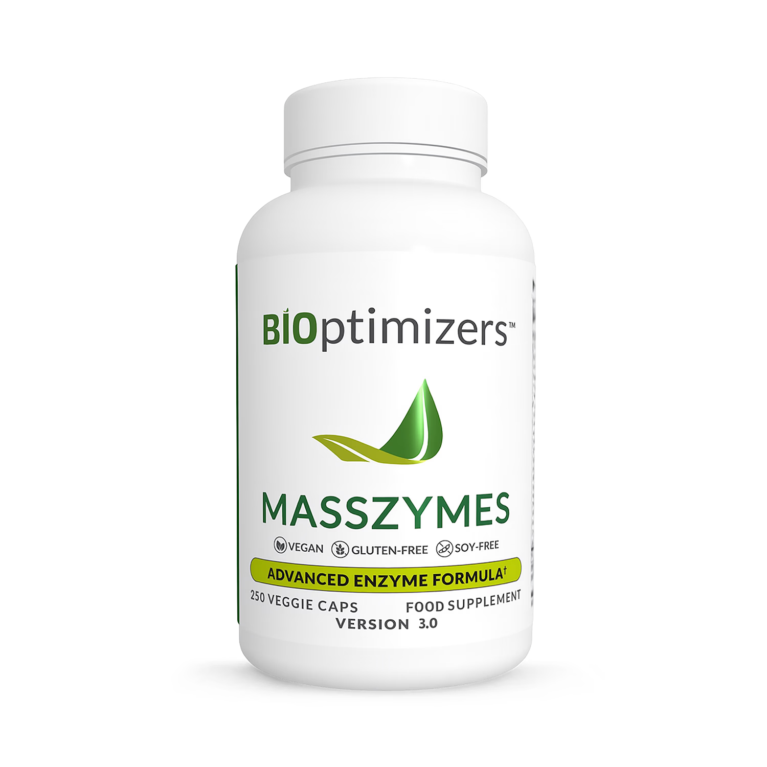 Masszymes full spectrum digestive enzymes 250 capsules (British brand)