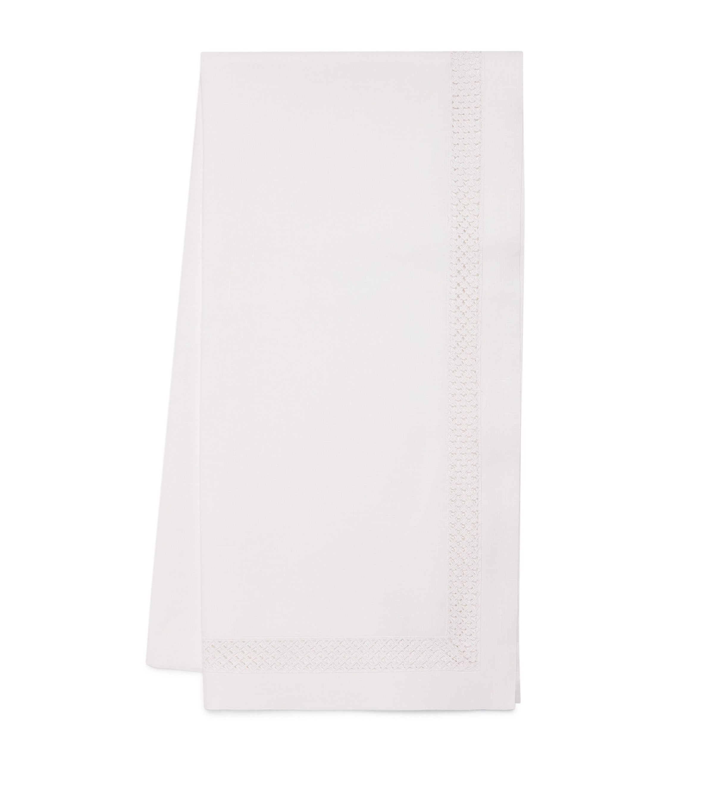 Dea linen embroidered Liri table runner 50cm x 210cm - British product