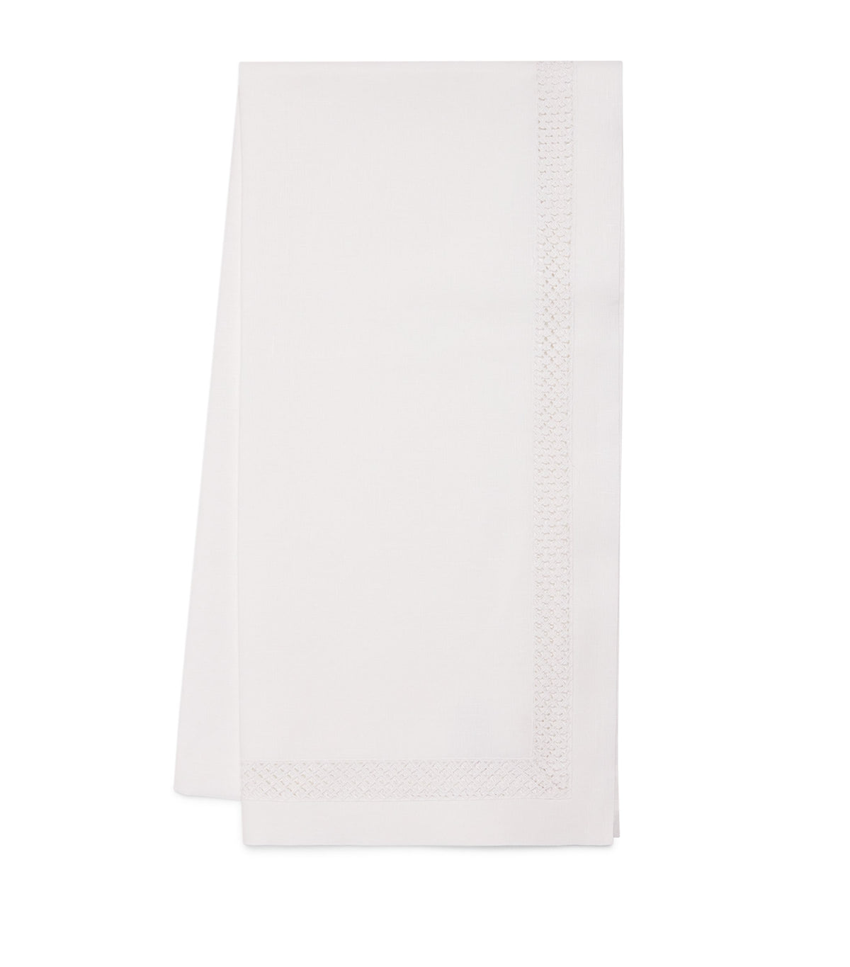 Dea linen embroidered Liri table runner 50cm x 210cm - British product