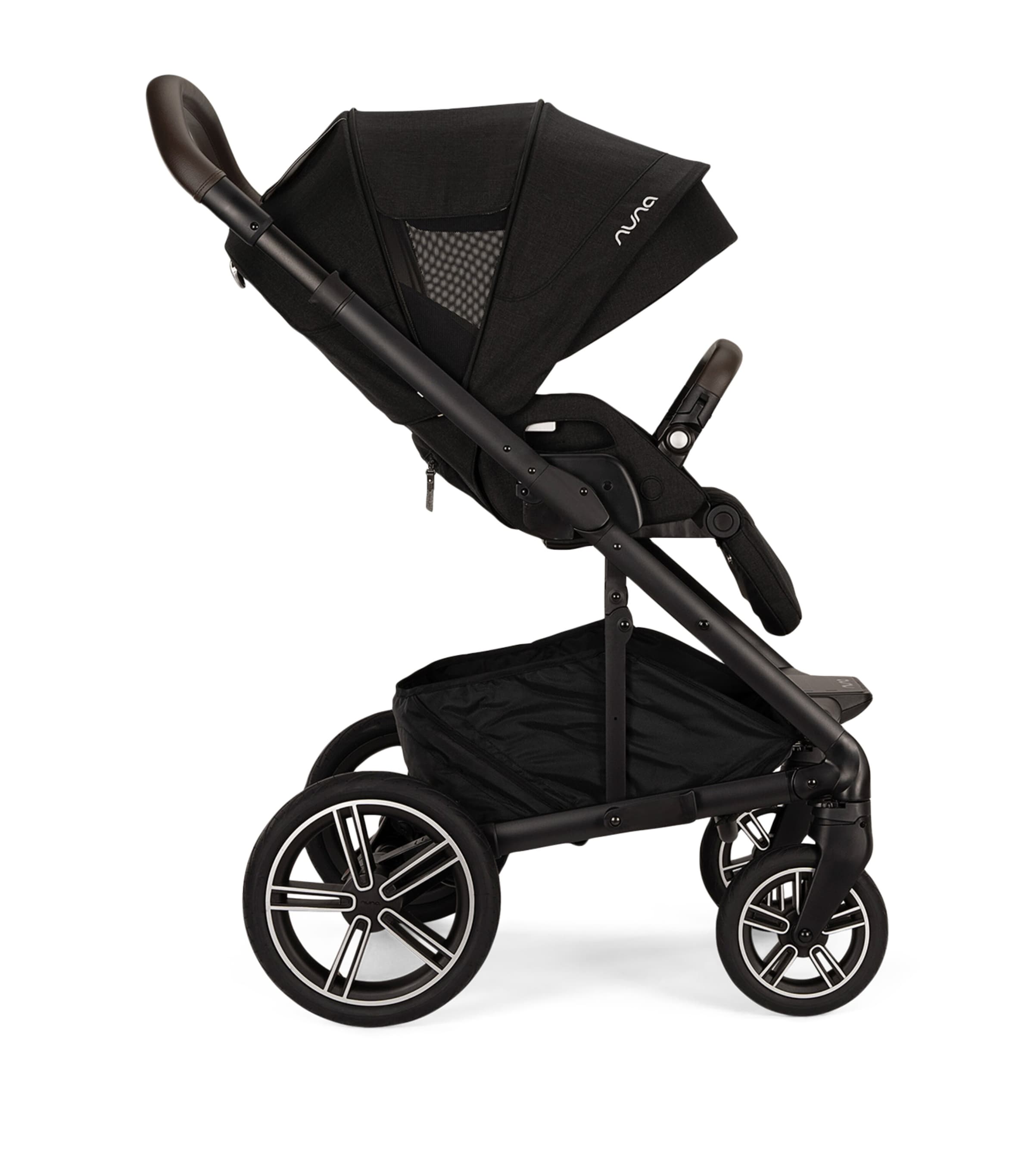 Nuna MIXX Next Pushchair and Carry Cot, ARRA Flex Car Seat and BASE Curv Adaptor Bundle