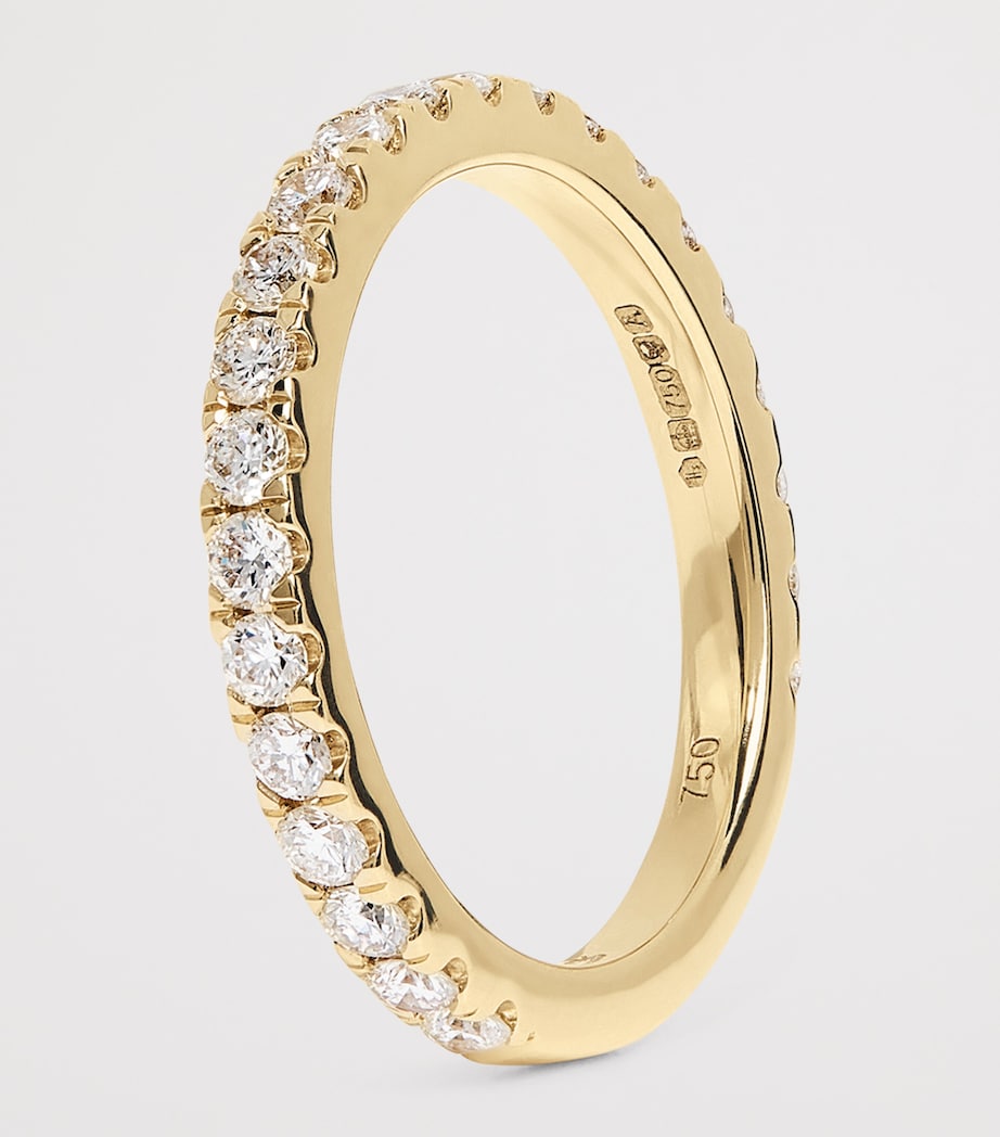 Harrods yellow gold diamond eternity ring 0.72ct, UK version