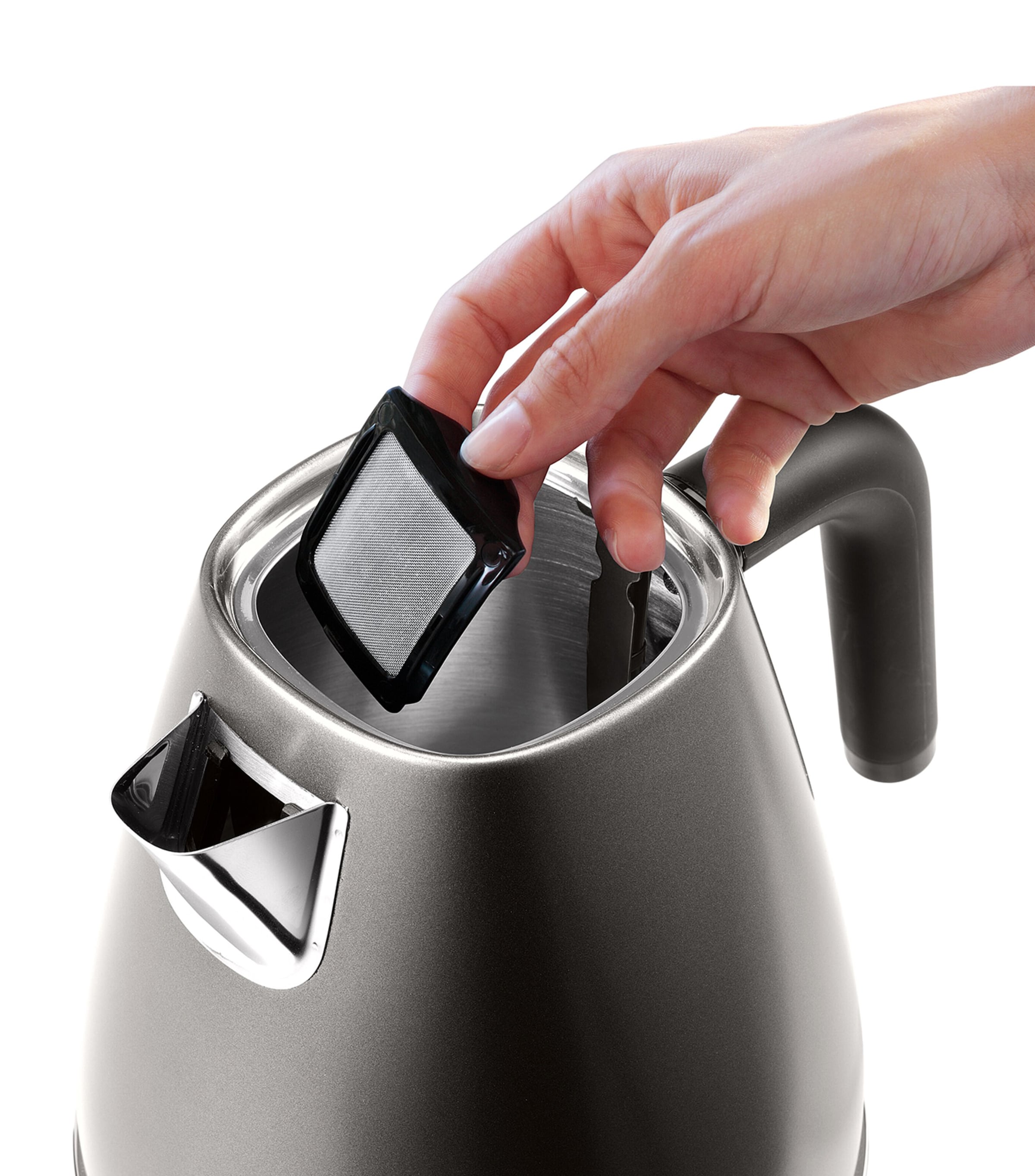 De'Longhi Distinta X kettle 1.7L stainless steel (British brand)