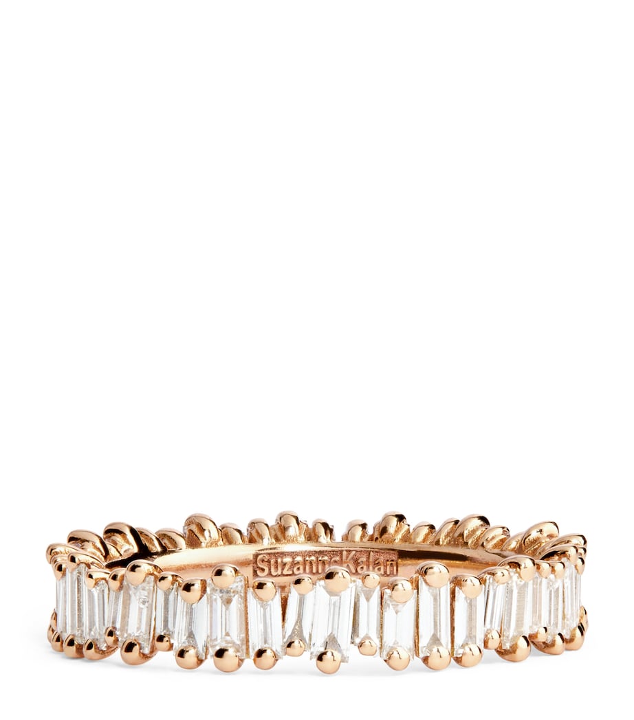 Suzanne Kalan rose gold diamond eternity ring - British product