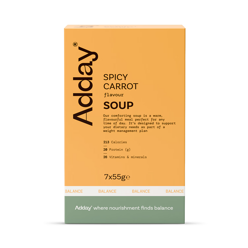 Adday spicy carrot soup 7 x 55g, UK version