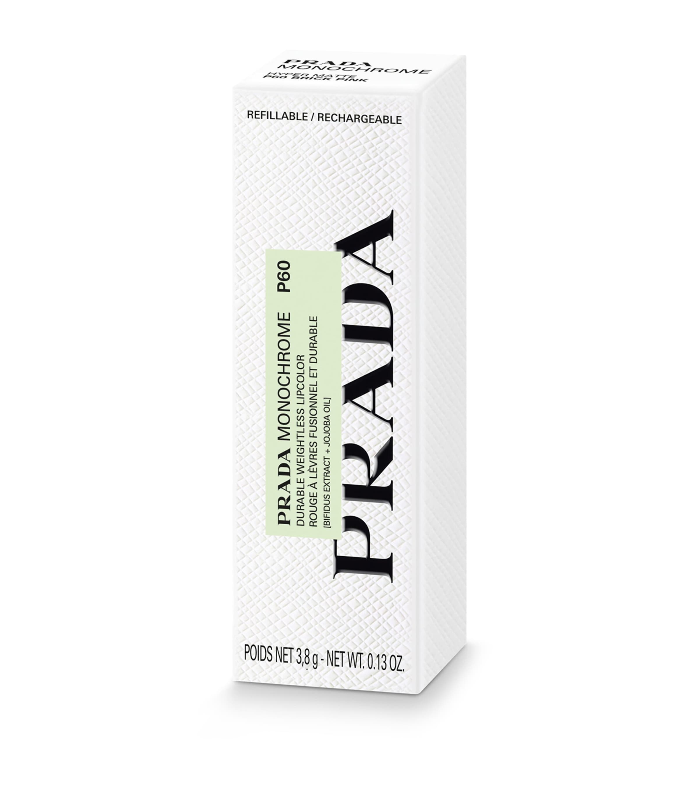 Prada Beauty Monochrome Soft Matte Lipstick, imported from the UK