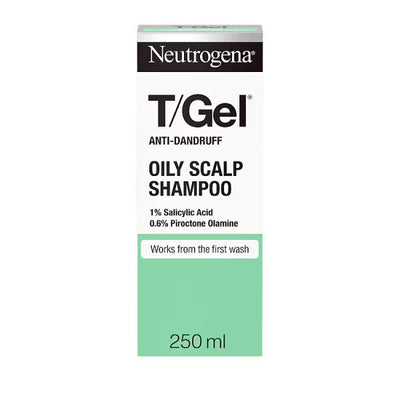 Neutrogena T Gel شامبو مضاد للقشرة لفروة الرأس الدهنية 250 مل