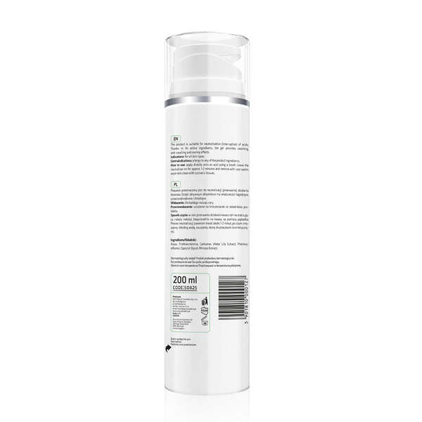 Apis neutralising cooling gel for acid treatments 200ml (British brand)