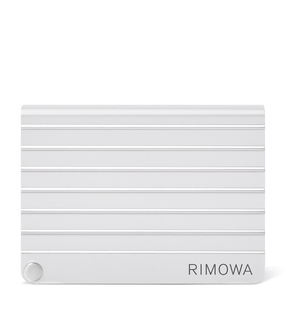 RIMOWA aluminium card holder with RFID technology (British brand)
