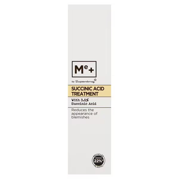 Me+ Succinic Acid Blemish Treatment 15ml, imported from the UK