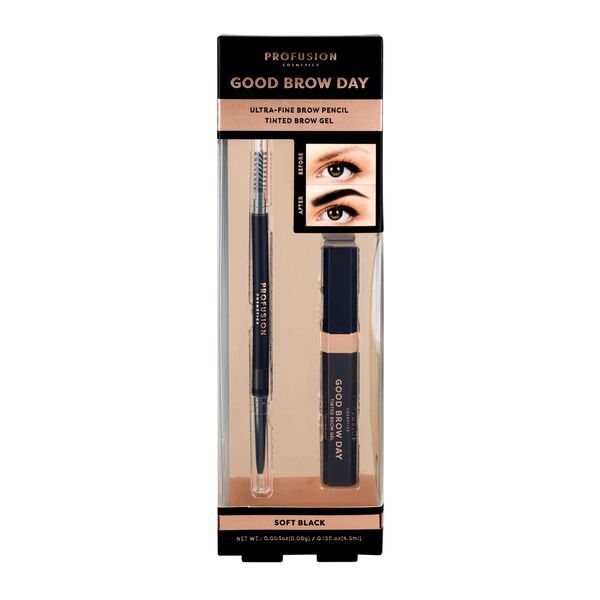 Profusion Cosmetics Good Brow Day - Soft Black GOODS Superdrug   