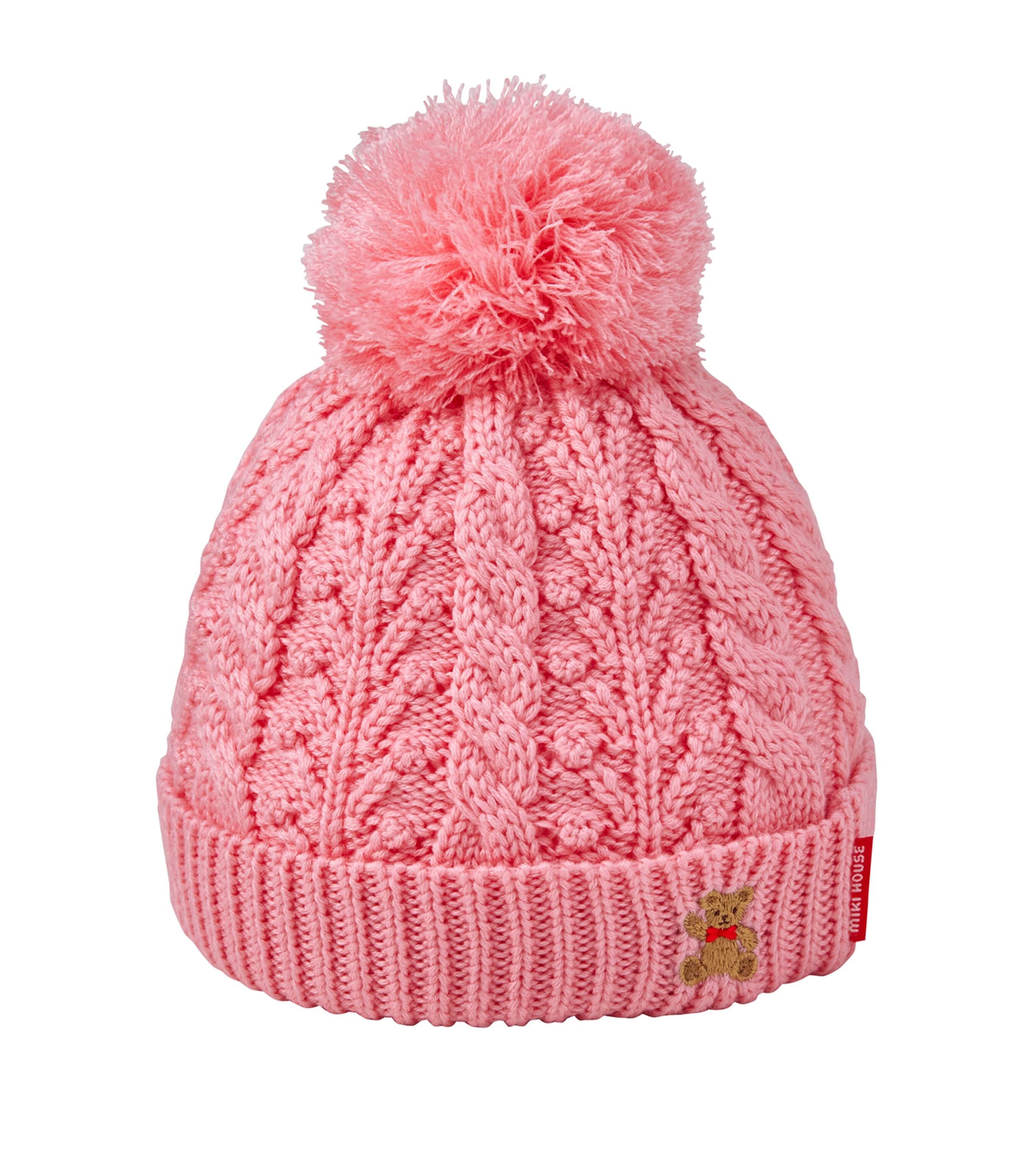 Miki House wool-blend beanie, imported from the UK