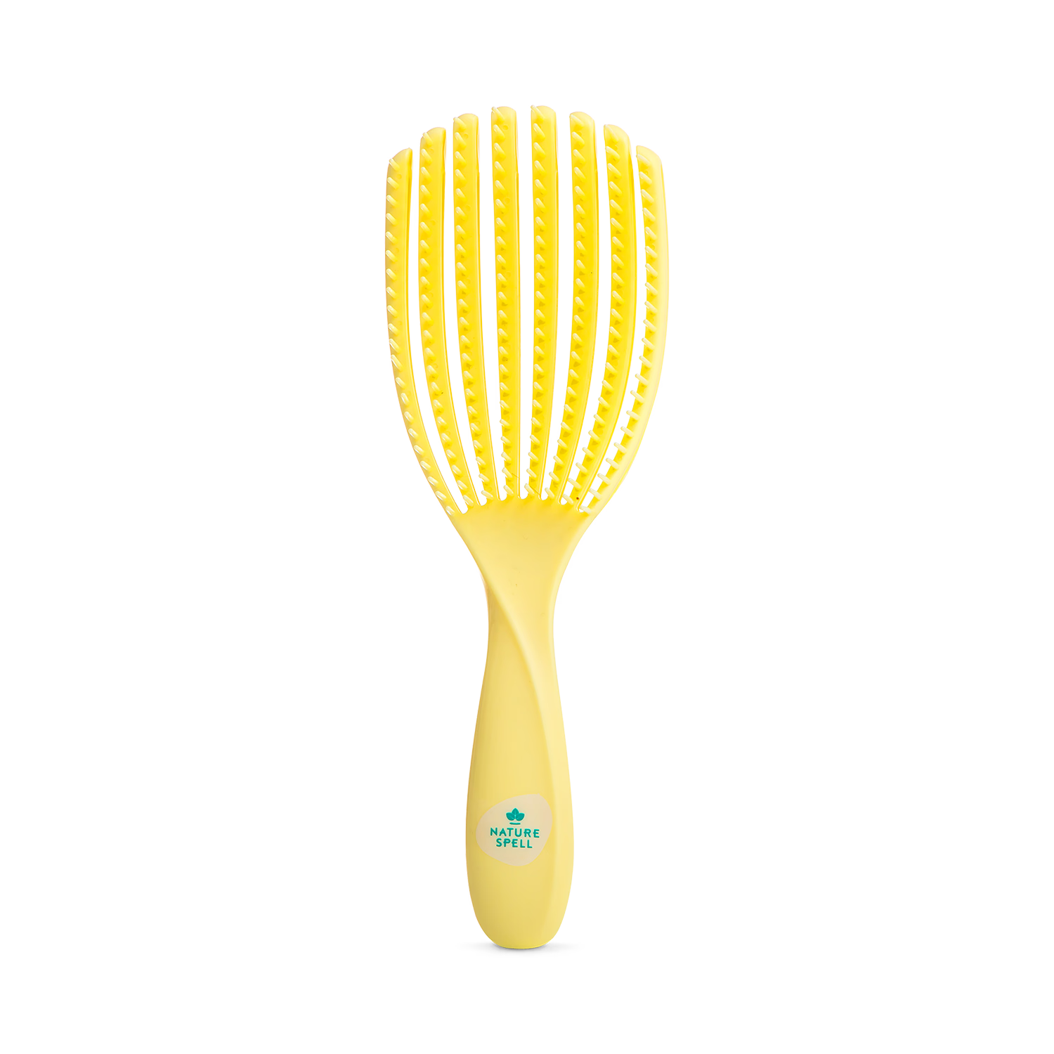 Nature Spell detangler brush yellow, UK version