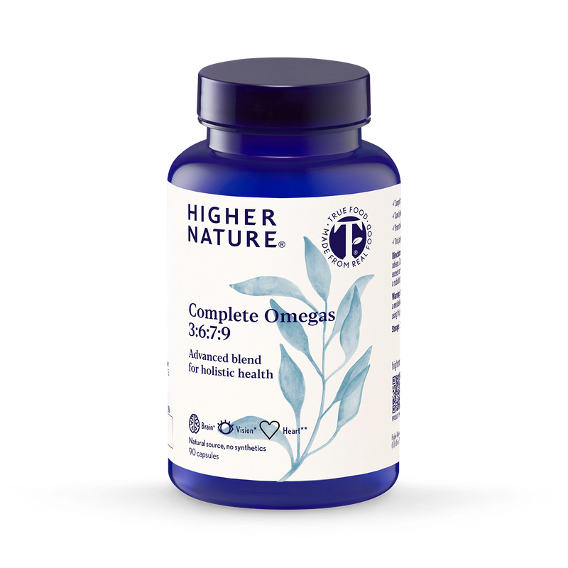 Higher Nature Omega Complex 90 capsules - British product