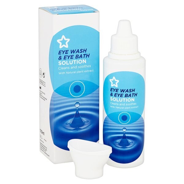 Superdrug Eye Wash Solution & Eye Bath 110ml