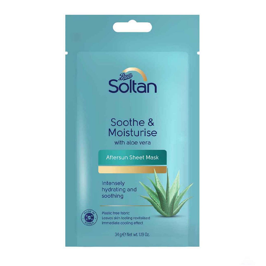 Soltan Soothe & Moisturise Aftersun Sheet Mask 34g