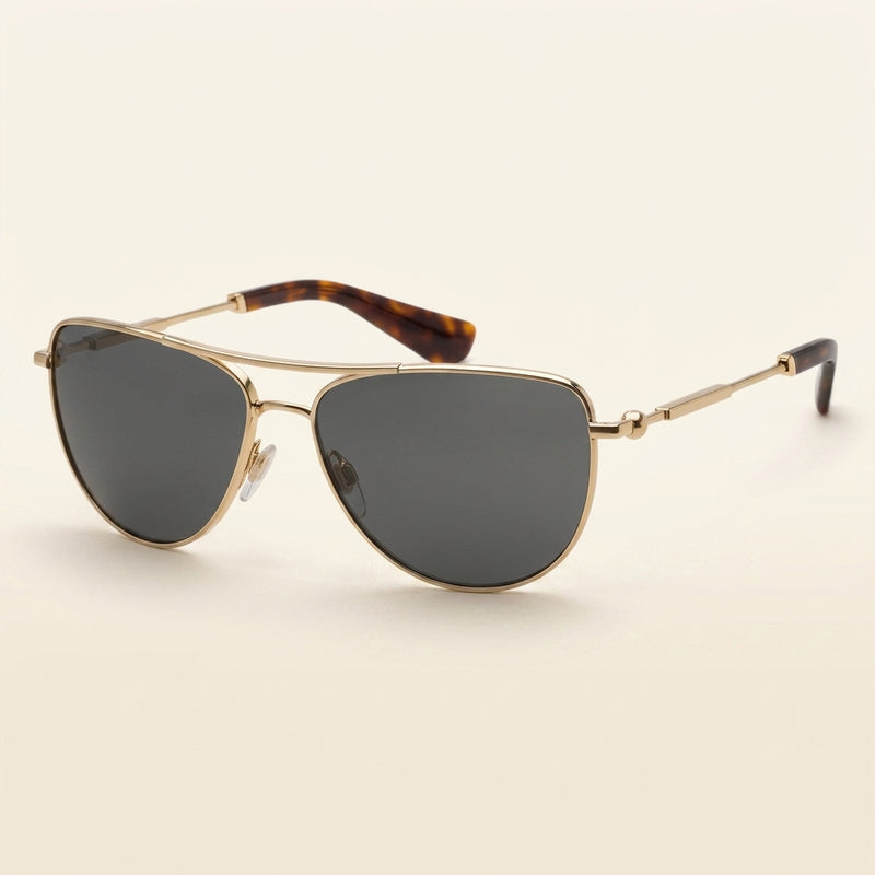 Burberry goldene Metallsonnenbrille BE3149 60 - Britisches Produkt