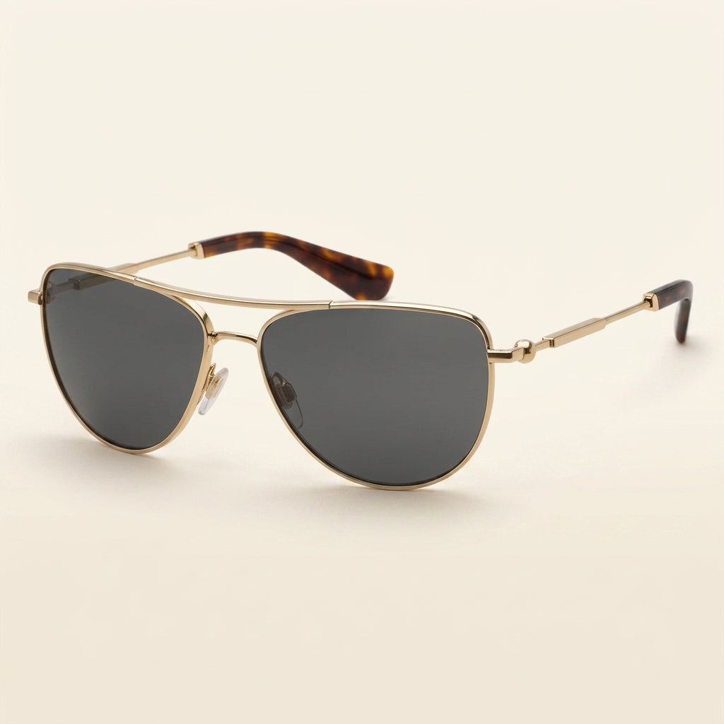 Burberry goldene Metallsonnenbrille BE3149 60 - Britisches Produkt