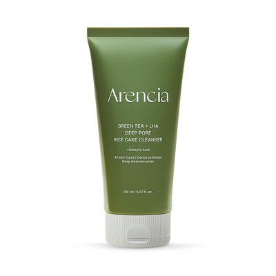 Holland & Barrett Arencia Green Tea + LHA Deep Pore Rice Cake Cleanser 150g- Buy online at McGrocer