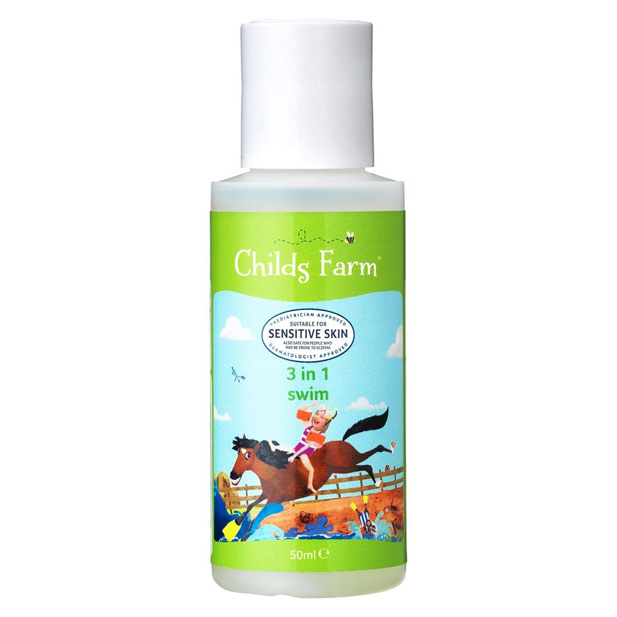 Childs Farm 3 In 1 Swim Strawberry & Organic Mint 50ml Baby Accessories & Cleaning Boots   