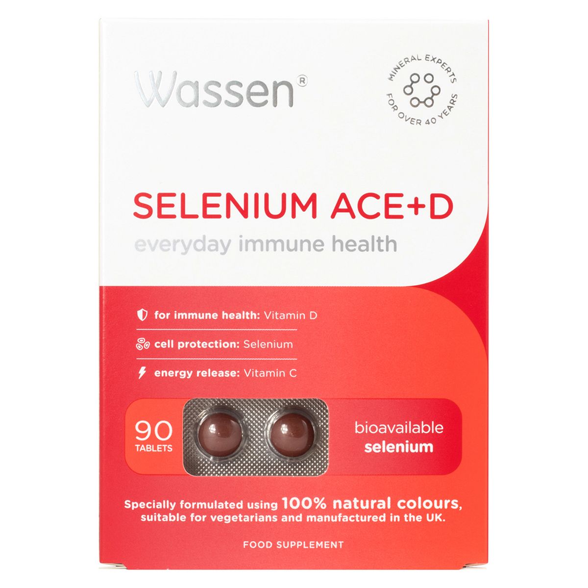 Wassen Selenium ACE+D 90 Tablets GOODS Boots   