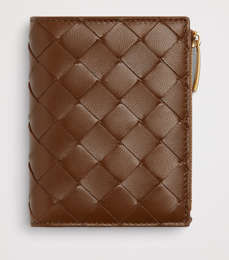 Bottega Veneta small leather bifold wallet, imported from the UK