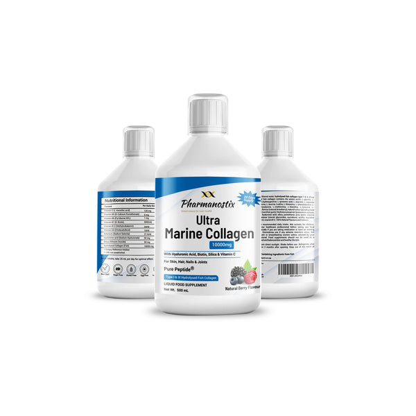 Pharmanostix marine collagen liquid 10000mg 500ml - British product