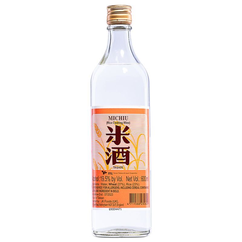 Taijade Michiu rice cooking wine, UK version