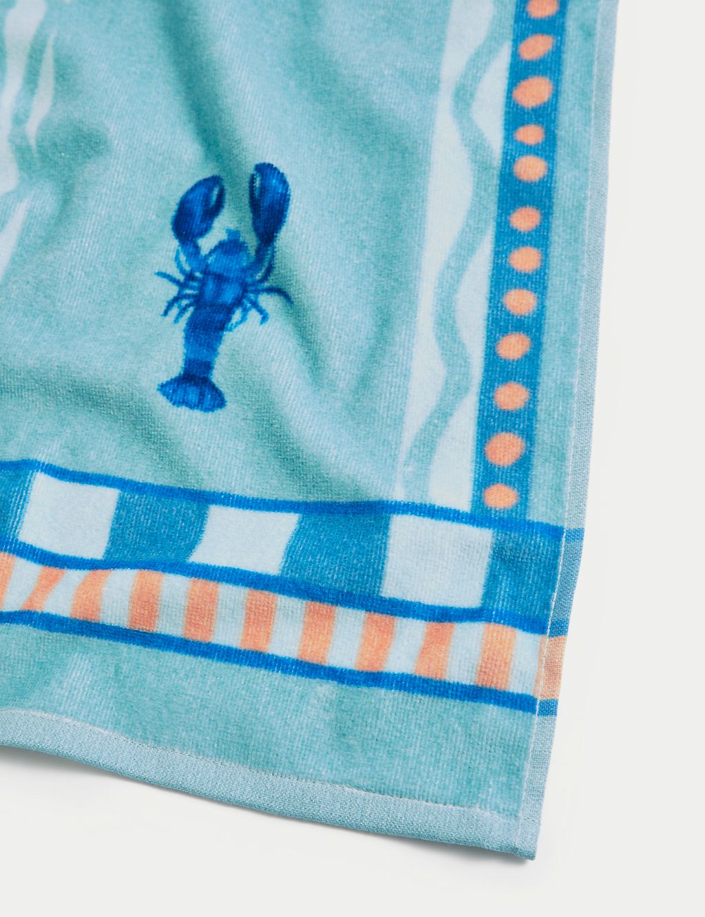 Pure Cotton Lobster Beach Towel Bathroom M&S   