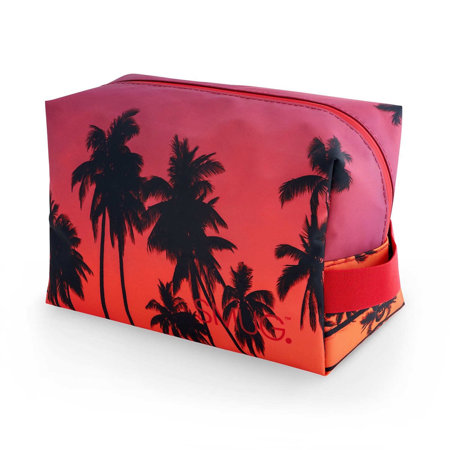 Wash bag in structured design, large capacity 25x13x17 cm - British product