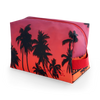Wash bag in structured design, large capacity 25x13x17 cm - British product