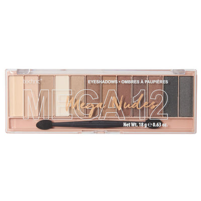 Superdrug Technic Mega Nudes 12 Shade Eyeshadow Palette- Buy online at McGrocer