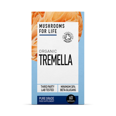 Holland & Barrett Mushrooms For Life Organic Tremella Pure Grade Extract Capsules 60 Caps- Buy online at McGrocer