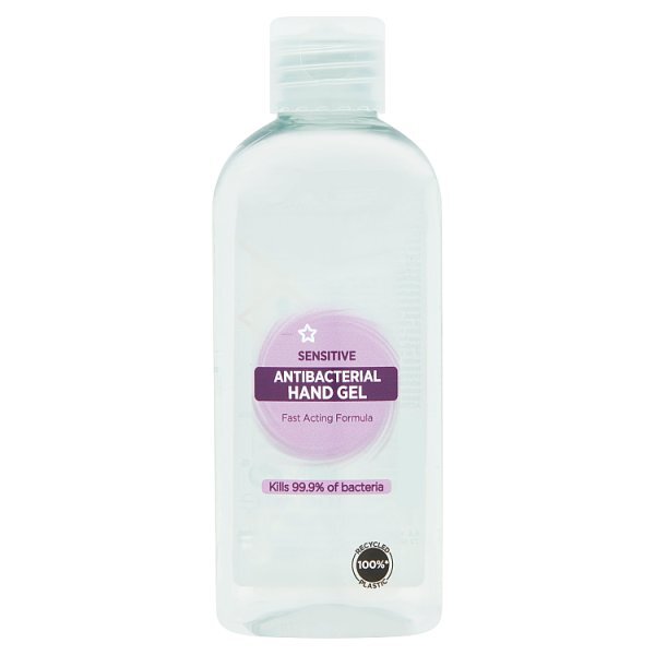 Superdrug Sensitive Antibacterial Hand Sanitizer Gel 100ml GOODS Superdrug   