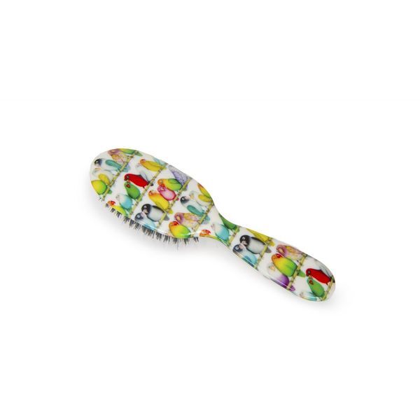 Rock & Ruddle Lovebirds Small Synthetic Bristle Hairbrush GOODS Superdrug   