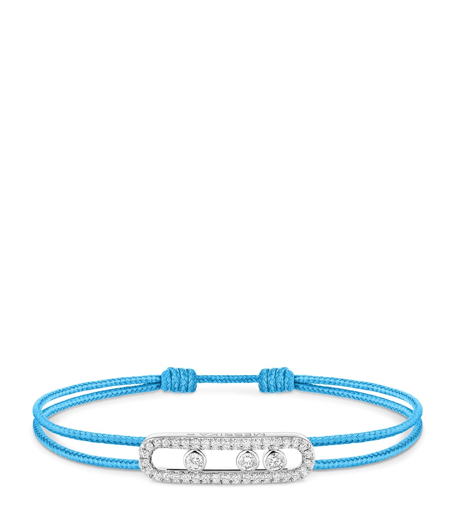 Messika white gold diamond pavé bracelet 0.26ct (British brand)