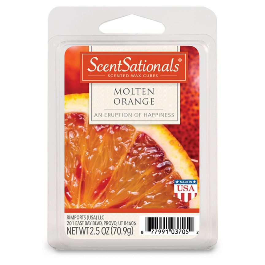 ScentSationals Molten Orange Wax Cubes General Household ASDA   