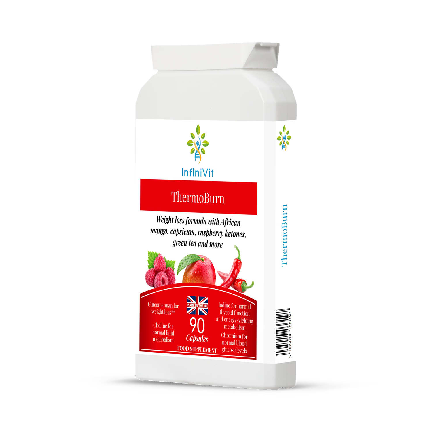 InfiniVit ThermoBurn weight management supplement 90 capsules, UK version
