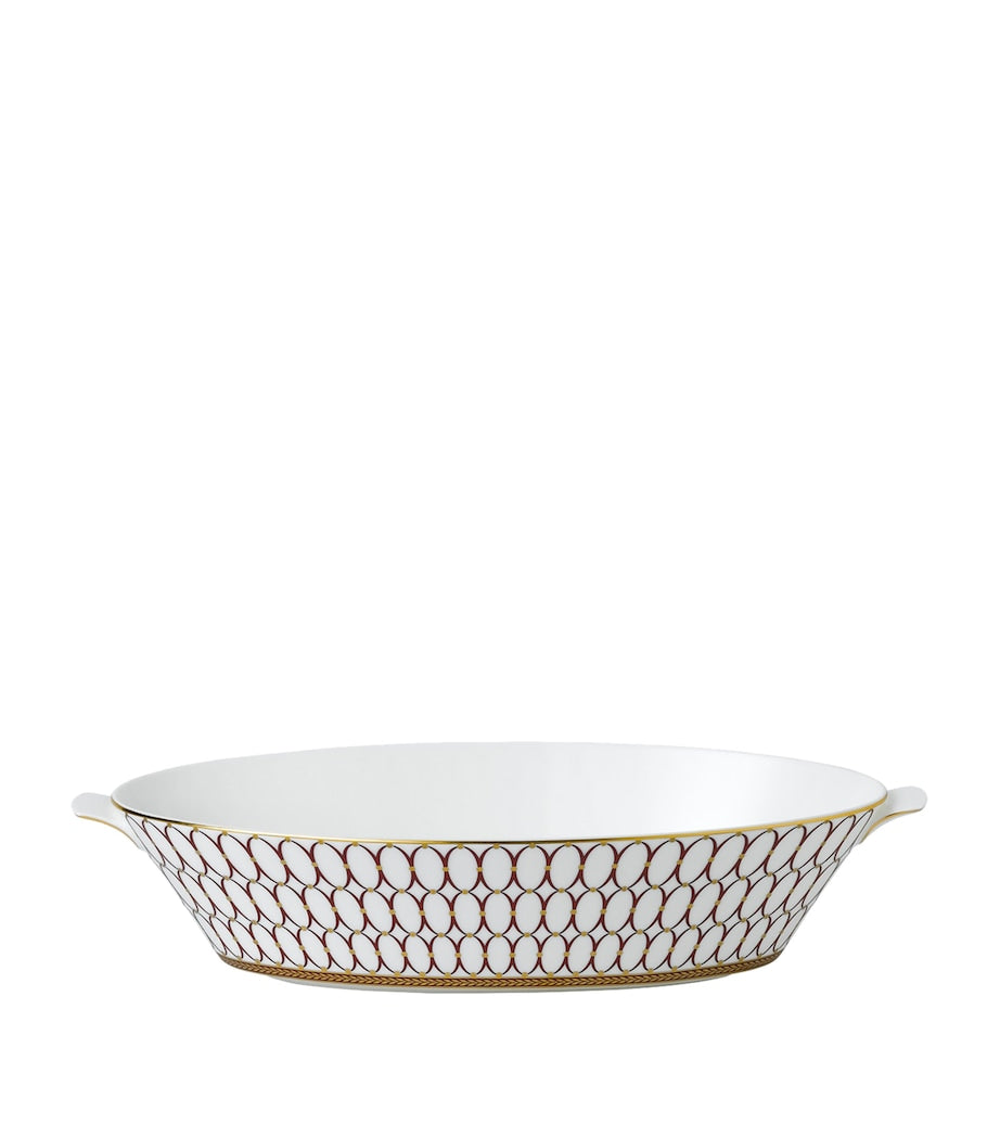 Wedgwood Renaissance Gold Oval Platter 28cm (British brand)