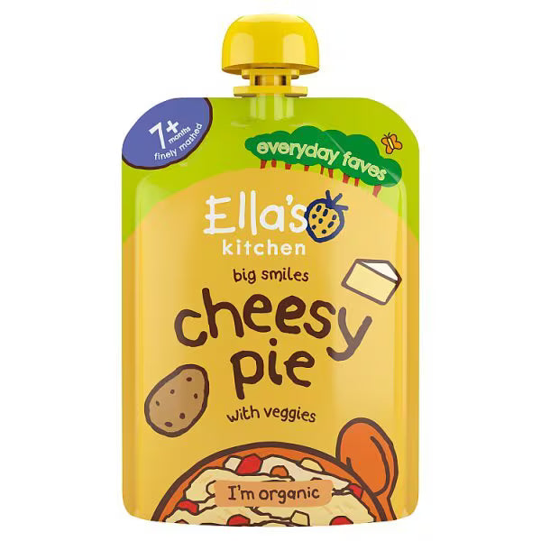Ella's Kitchen Organic Cheesy Pie with Veggies 7m+ 130g - British product
