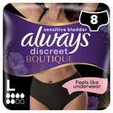 Always Discreet Incontinence Pants Plus L Black x8 GOODS Superdrug   