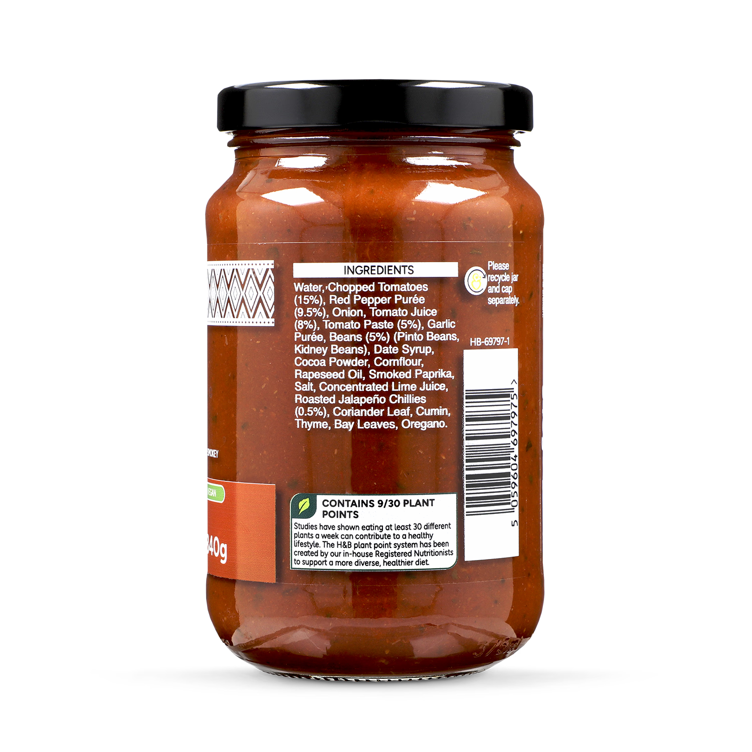 Holland & Barrett 9 Plant Chilli Sauce 340g, UK version