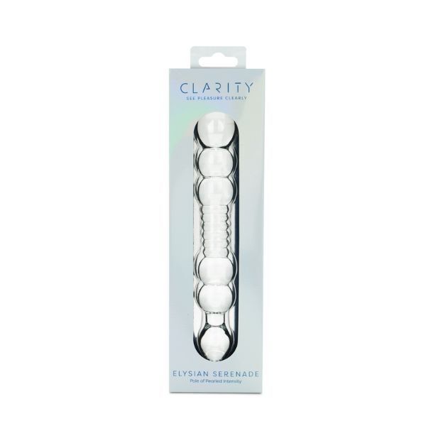 Clarity glass dildo Elysian Serenade 7.5-inch, UK version