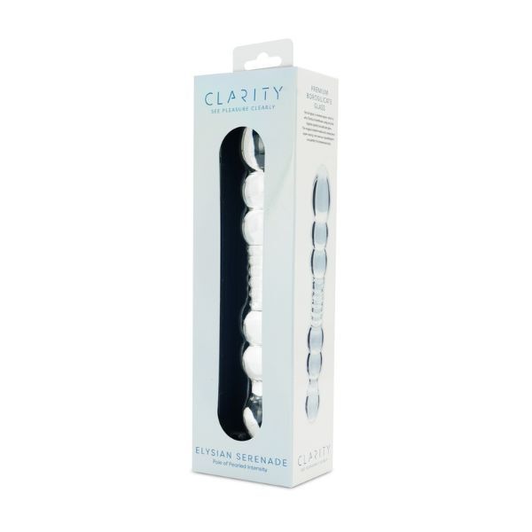 Clarity glass dildo Elysian Serenade 7.5-inch, UK version