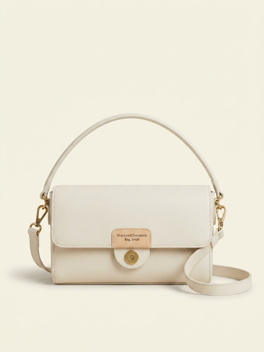 Burberry coated canvas top-handle bag, UK version
